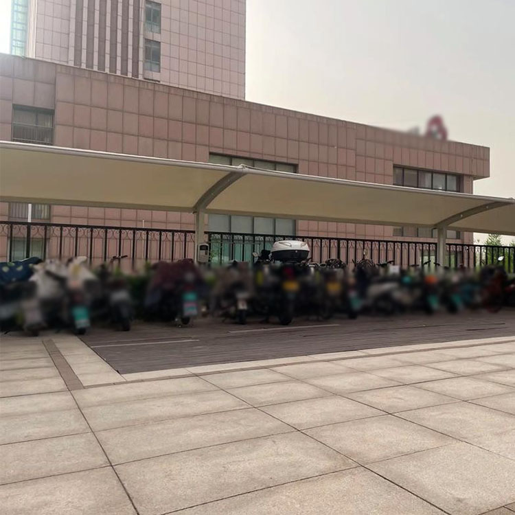 措勒县膜结构电动车棚